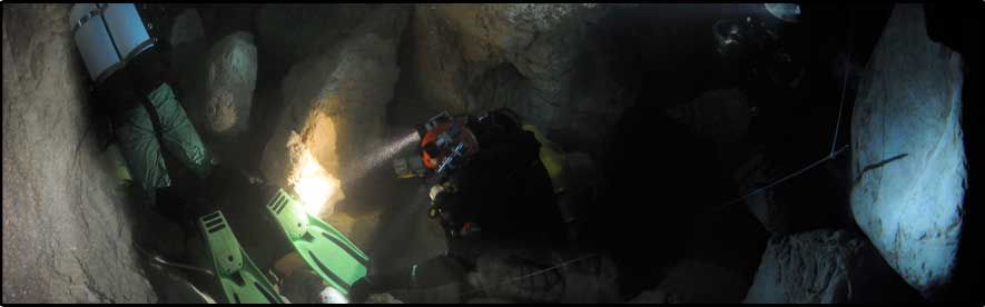 Soccorso in grotte sommerse